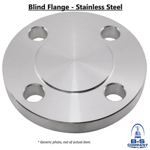 Blind Flange 5" 150 Raised Face Stainless Steel 316/316L SS A/SA182 B16.5 - Picture 1 of 5