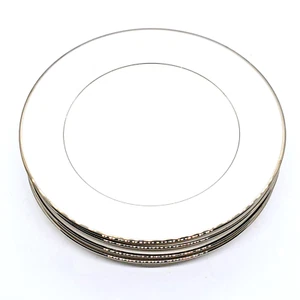 4 Vintage Noritake Elfenbein Porzellan Brotteller weiß 7550 Marseille 6,25 Zoll  - Bild 1 von 13