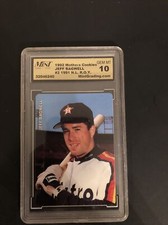 1992 MOTHERS COOKIES JEFF BAGWELL 1991 NL ROOKIE OF THE YEAR GEM MT 10