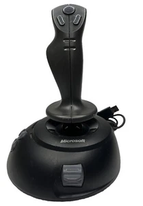 Microsoft SIDEWINDER JOYSTICK X08-59073 Computer PC USB Flightstick Controller - Picture 1 of 6