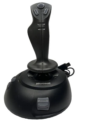 Microsoft SIDEWINDER JOYSTICK X08-59073 Computer PC USB Flightstick Controller - Image 1 of 4