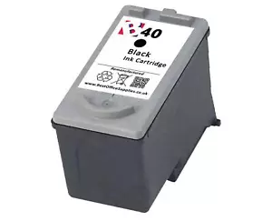 Refilled PG 40 Black Ink fits Canon Pixma MP140 Printer series - Picture 1 of 5