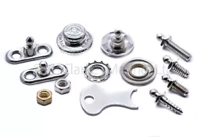 Chiusura Tenax Made in England bottone 2ba vite copricappotto auto classico borchie - Foto 1 di 10