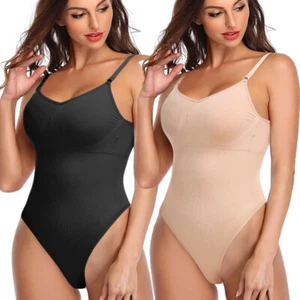 Women Body Shaper Slimming Bodysuit Firm Tummy Control Body Shaper Waist Trainer - Picture 1 of 34