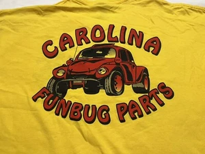 Camiseta para hombre Carolina Funbug Parts mezcla de algodón amarillo XL - Imagen 1 de 5