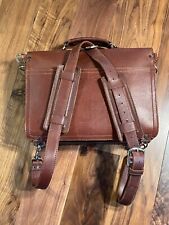 Saddleback Leather briefcase w shoulder/backpack strap -preowned