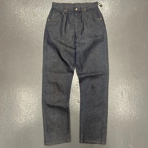 Jeans vintage Wrangler blu campana denim sanforizzato anni 60 manca blu indaco 14 27 - Foto 1 di 11