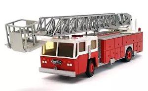 Conrad 1/50 Scale FE253 - E-One Fire Engine Truck Ladder - Red/White - Picture 1 of 5