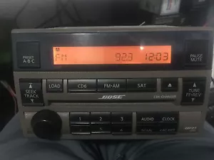 OEM 2004 2005 Nissan Altima Bose Radio Stereo Cd Player 28185-ZB20C Tan #900 - Foto 1 di 12