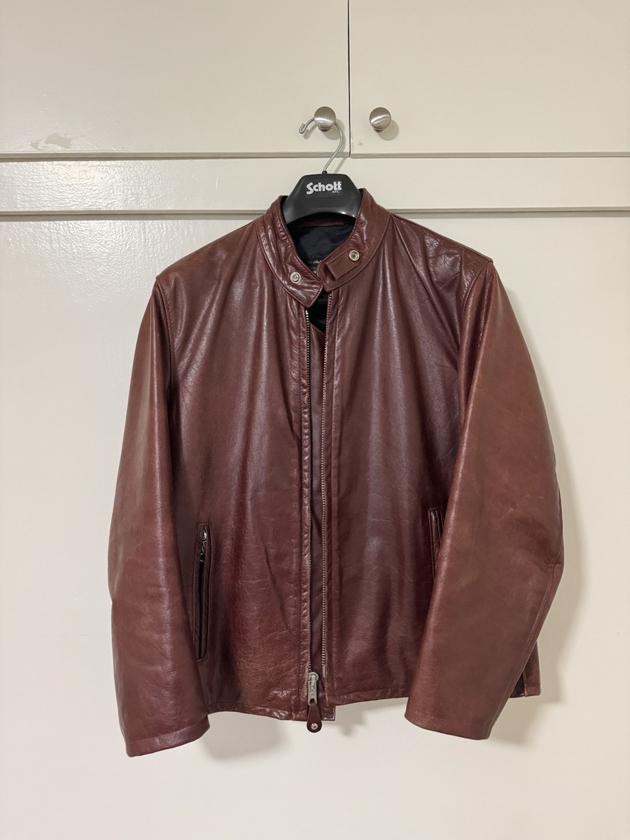 Schott Brown Motorcycle Jackets for Men for Sale | Shop New Schott Brown Motorcycle Jackets for Men for Sale | Shop New