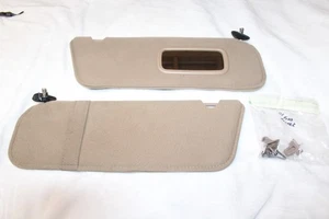 89-03 Ford RANGER 01-05 EXPLORER Sport Trac SUNVISORS w/ Sun Visor CLIPS TAN - Picture 1 of 2