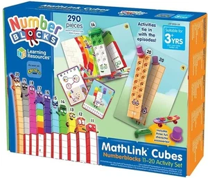 Learning Resources Mathlink Cubes Blocchi Numerici Educativi Set Attività 11-20 - Foto 1 di 10