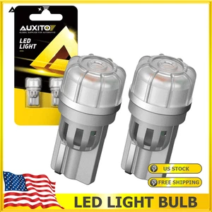 Canbus T10 LED Front Side Marker Light Bulbs 168 192 2825 Amber Yellow 3000K - Picture 1 of 9
