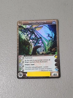 Chaotic TCG Nunk'worn Assimilated (Max Energy) 42/200 AU  Super Rare - LP - Image 1 of 4
