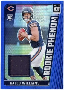 2024 Donruss Optic CALEB WILLIAMS Rookie Phenom Patch Blue Hyper - Bild 1 von 2