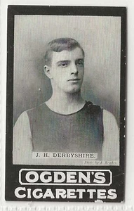 OGDENS TABS-SERIES B 1901-#B194- SWIMMING - DERBYSHIRE - Picture 1 of 2