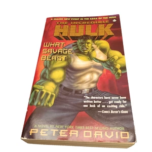 The Incredible Hulk: What Savage Beast - Paperback, by David Peter 1996 Vintage - Bild 1 von 11