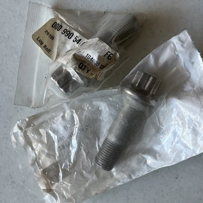 2 件 梅赛德斯凸耳螺栓 0009905407 车轮螺栓 FEB 全新 — 第 1/3 张图片