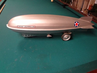 GRAF ZEPPELIN PULL TOY BY STEELCRAFT-RARE 32 INCH MODEL WITH NOISE MAKER - Image 1 of 4