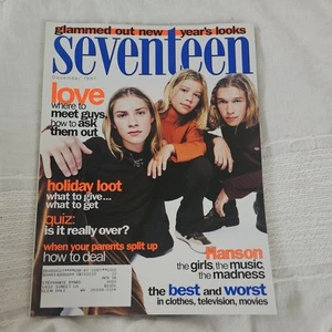 HANSON December 1997 SEVENTEEN Magazine THE GIRLS THE MUSIC THE MADNESS - Picture 1 of 4