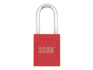 Scan Verrouillage Cadenas 40mm Nylon Corps Avec Laiton Cylindre Scapllored - Bild 1 von 1