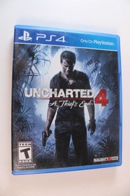 Uncharted 4: A Thief's End (Sony PlayStation 4, PS4) Authentic, Complete, Tested