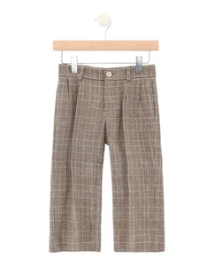 Gucci Boys Pleated Plaid Pants - Picture 1 of 2