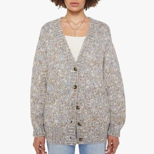 Xirena Light Blue Melange Marvin Cardigan Size Small NWT - Picture 1 of 6