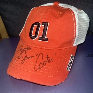 Dukes of Hazard General Lee Mütze Kappe Herren Truckermütze signiert von Cooter Ben Jones - Bild 1 von 5