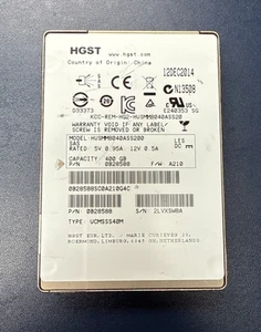 Disque SSD HGST HUSMM8040ASS200 400 Go 6 Gbit/s SAS 2,5 SFF MLC B28588 - Photo 1/4