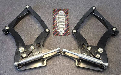 New Billet Aluminum Hood Hinges for 1964-1966 Ford Mustang Falcon Fairlane - Image 1 of 2