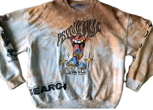 Coney Island Picknick Herren Batik Sweatshirt psychedelisches Grafik Logo Größe Large - Bild 1 von 9