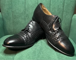 Men's Taft Lucca Black leather Dress Shoes Size 11 - Bild 1 von 9