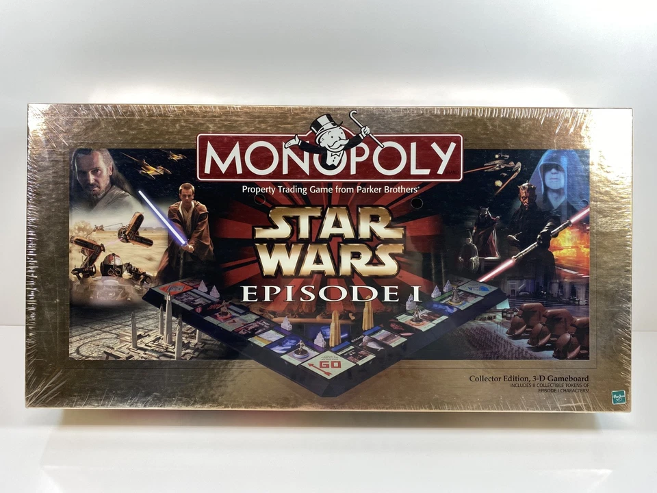 STAR WARS Episode 1 MONOPOLY COLLECTOR EDITION 3-D Game board NEW SEALED 1999 - Image 1 of 4