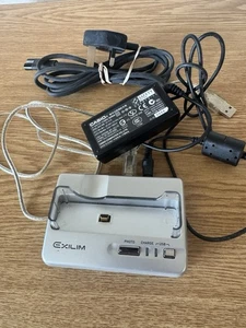 CASIO CA-24 CRADLE & AD-C51G Adapter for CASIO Z30,Z40,Z50,Z55 etc - VGC - Picture 1 of 4