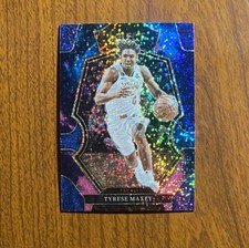 2022-23 Panini Select #109 Tyrese Maxey Premier Level Cosmic Prizm SP 76ers