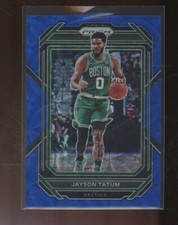 2022-23 Panini Prizm Jayson Tatum Blue Choice 43/49