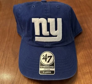 NUEVO New York Giants '47 Marca Franquicia Gorra Ajustada Sombrero X-Grande (XL) - Imagen 1 de 3