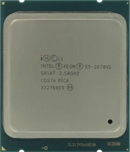Intel Xeon E5-2670 V2 10-Core 2.5GHz 25M 8GT/s SR1A7 115W LGA2011 Processor CPU - Photo 1/4