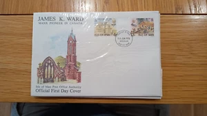 GB 1978 Isle of Man FDC James K Ward, No address in original Protective covers - Picture 1 of 1