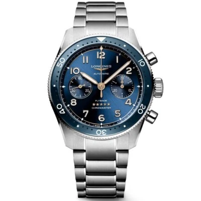 New Longines Spirit Flyback 42mm Chronograph Blue Dial Men's Watch L38214936 - Image 1 of 4