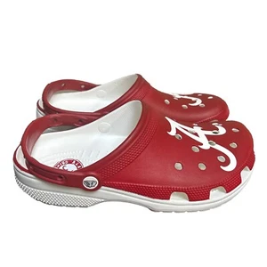 Zoccoli Crocs Classic Uomo 10,11 Nuovi Leggeri Alabama University Crimson Tide - Foto 1 di 6