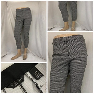 Pantalones Investment Petites Talla 12 Mujer Gris Cuadros Nylon Rayón Como Nuevos YGI Q1-58 Foto 1 de 4