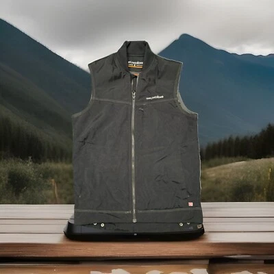 Chaleco aislante Grundens negro para hombre talla pequeña Foto 1 de 4