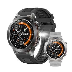 Military Rugged GPS Smart Watch (Call Receive/Dial) Tactical Fitness Tracker - Picture 1 of 28