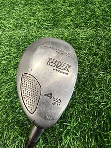 Adams Idea i-Wood 4 Iron 21° Hybrid Aldila Supershaft Graphite RH (H154) - Picture 1 of 9