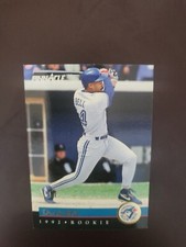 1992 Pinnacle Rookie,  Toronto Blue Jays Baseball Card, #7 - Derek Bell (T) SP