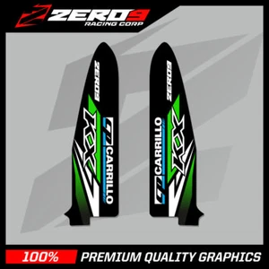 KAWASAKI KX 85 2001-2013 MOTOCROSS GRAPHICS MX GRAPHICS LOWER FORK DECAL TEAM - Picture 1 of 1