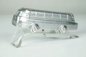 Reise Omnibus Tisch Modell Alu & Plexi Kässbohrer Setra Ikarus ? 50er Jahre - Bild 1 von 9