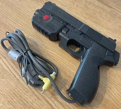 Guncon Controller PS1 NPC-103 Black Japan Official OEM Playstation 1 Light Gun - Image 1 of 4